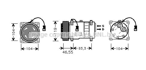 AVA QUALITY COOLING Kompressori, ilmastointilaite CNK019